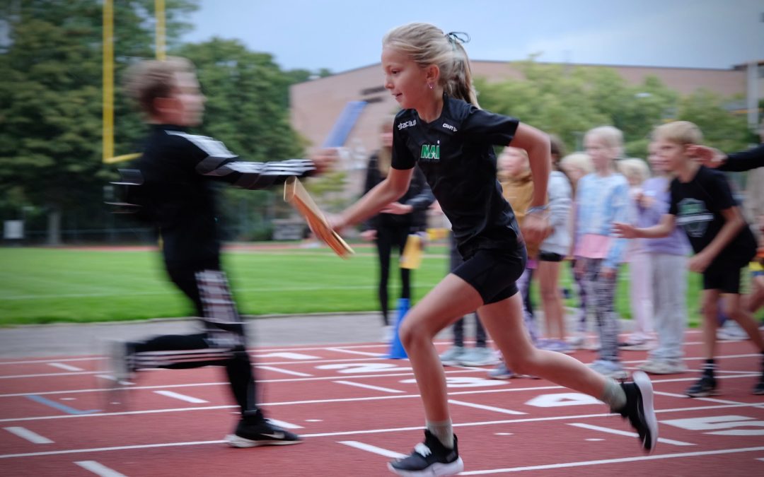 En stafettkväll fylld av rörelseglädje